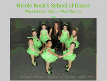 Tablet Screenshot of nicolerocksschoolofdance.com